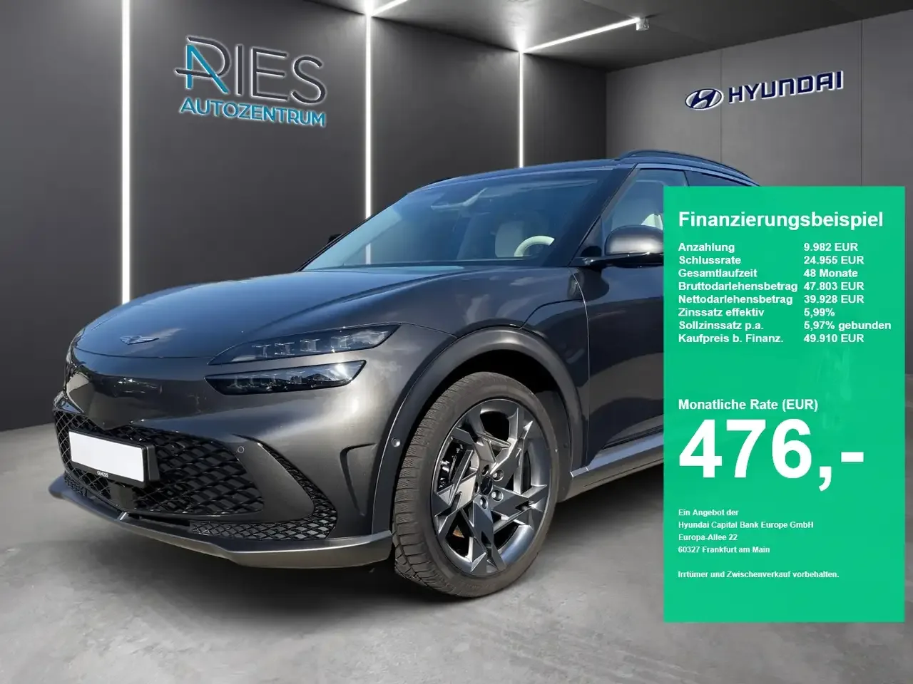 Genesis GV60 Elektro 77 Sport Plus KlimaA*LED*Leder*Navi