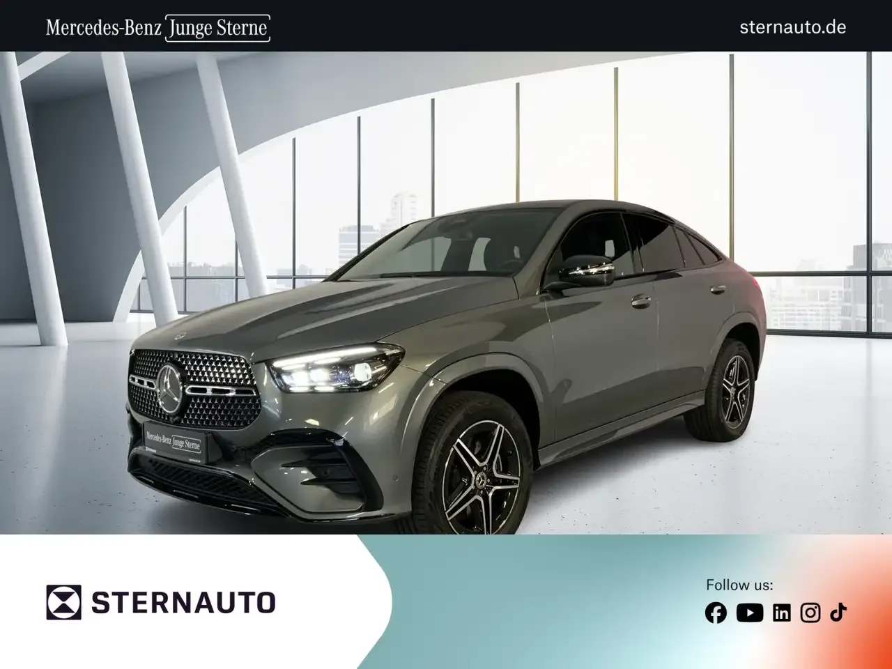 Mercedes-Benz GLE d 4M Coupé AMG Standheiz Pano Airm Night AMG Line Navi/Pano.-Dach/Distronic/Keyless-Go/Standheizung/Styling/Autom./LED