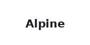Логотип Alpine